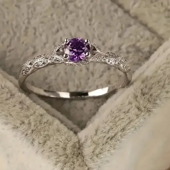 Amethyst Zircon Cutie!! - Picture 3 of 5